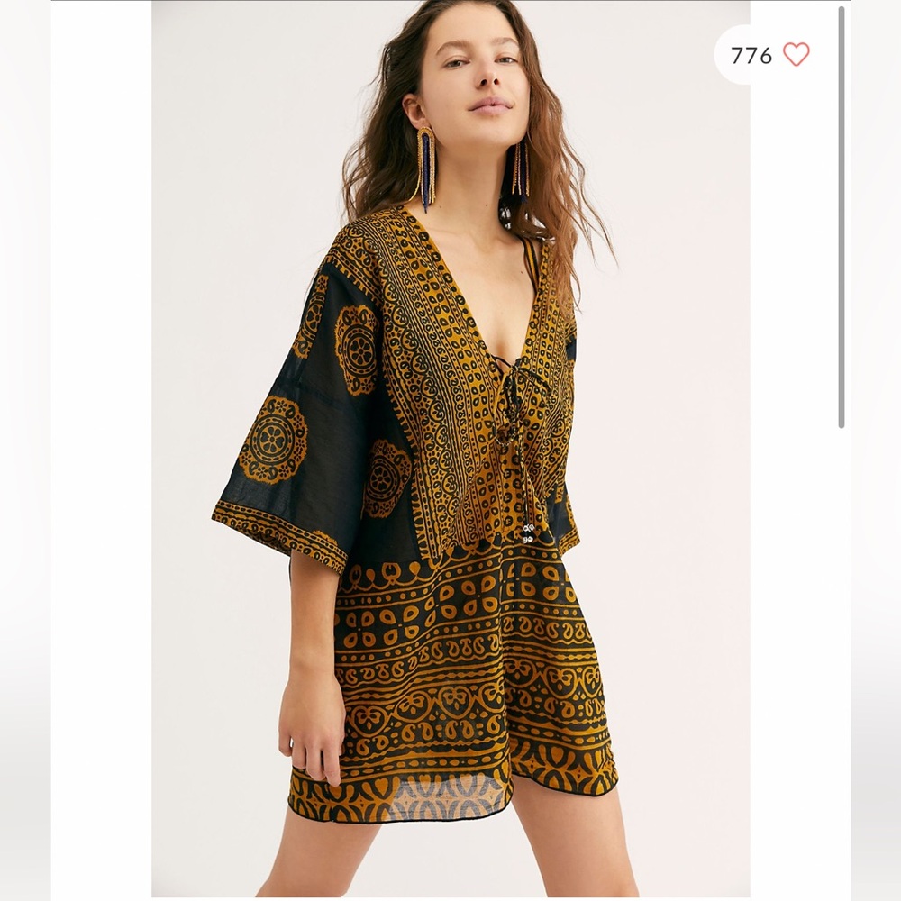 Free People Easy Day Romper